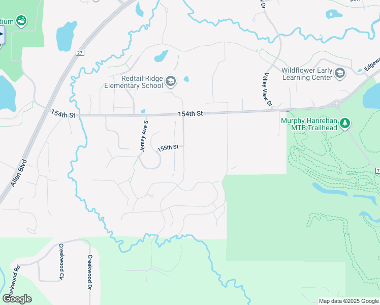 map of restaurants, bars, coffee shops, grocery stores, and more near 15555 Hampshire Avenue South in Prior Lake