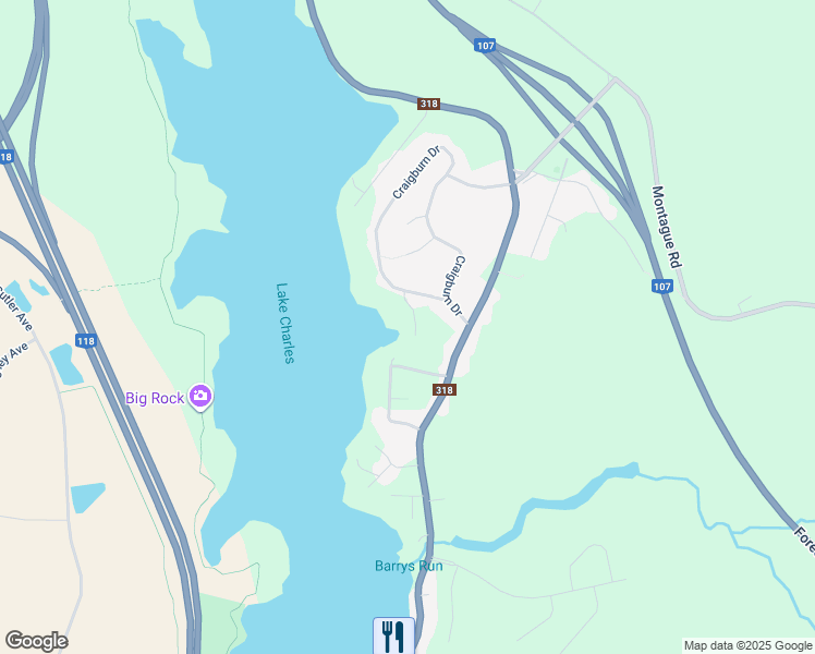 map of restaurants, bars, coffee shops, grocery stores, and more near 1 Lochburn Lane in Dartmouth