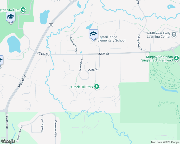 map of restaurants, bars, coffee shops, grocery stores, and more near 6705 155th Street in Savage