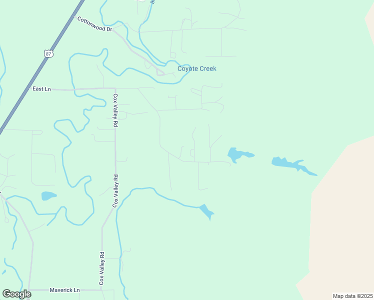 map of restaurants, bars, coffee shops, grocery stores, and more near 83 East Lane in Sheridan