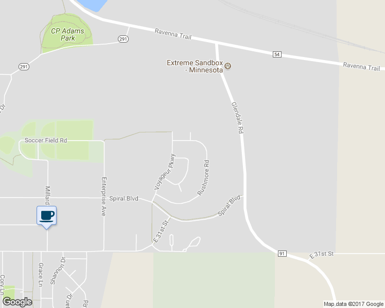 map of restaurants, bars, coffee shops, grocery stores, and more near 2479 Yellowstone Drive in Hastings