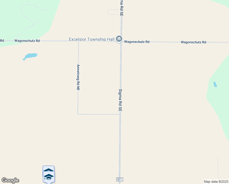 map of restaurants, bars, coffee shops, grocery stores, and more near 505-999 Sigma Road Southeast in Kalkaska