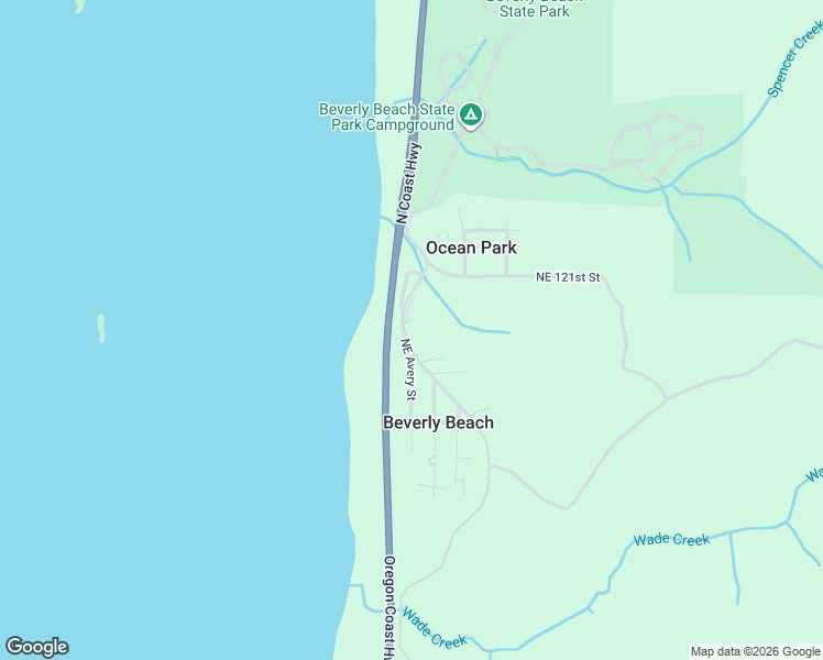 map of restaurants, bars, coffee shops, grocery stores, and more near 11862 Northeast Beverly Drive in Newport