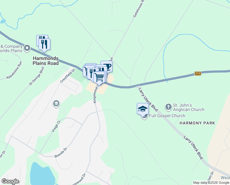 map of restaurants, bars, coffee shops, grocery stores, and more near 1178 Hammonds Plains Road in Hammonds Plains