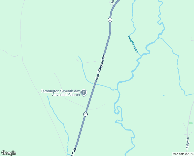 map of restaurants, bars, coffee shops, grocery stores, and more near 410 New Vineyard Road in Farmington