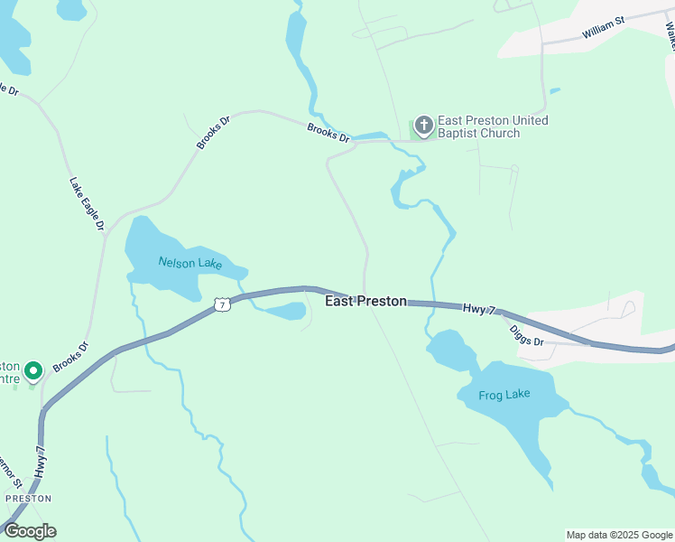 map of restaurants, bars, coffee shops, grocery stores, and more near 18 Upper Partridge River Road in East Preston