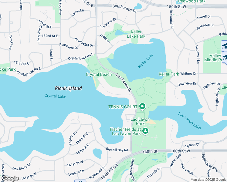 map of restaurants, bars, coffee shops, grocery stores, and more near 1300 Crystal Lake Road East in Burnsville