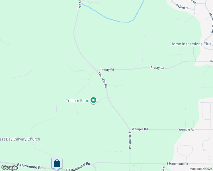map of restaurants, bars, coffee shops, grocery stores, and more near 2599 5 Mile Rd in Traverse City