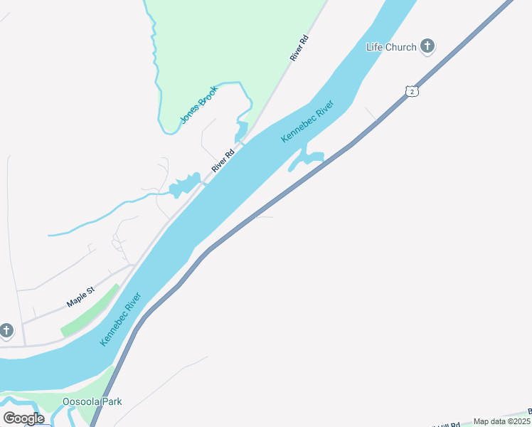 map of restaurants, bars, coffee shops, grocery stores, and more near 7 Wan Drive in Norridgewock