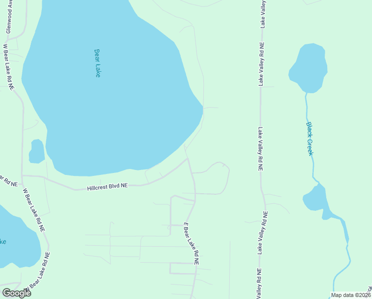 map of restaurants, bars, coffee shops, grocery stores, and more near 950 East Bear Lake Road Northeast in Kalkaska