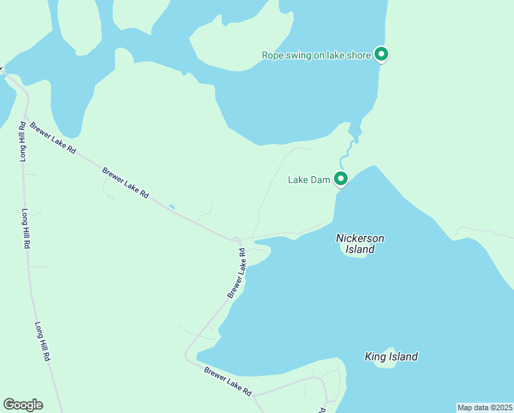 map of restaurants, bars, coffee shops, grocery stores, and more near 76 Theresa Drive in Orrington