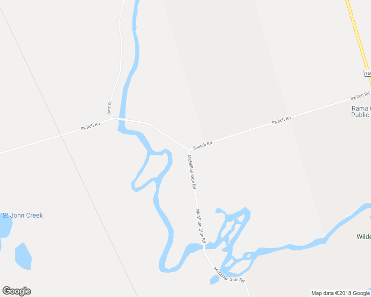 map of restaurants, bars, coffee shops, grocery stores, and more near 2961 Switch Road in Washago