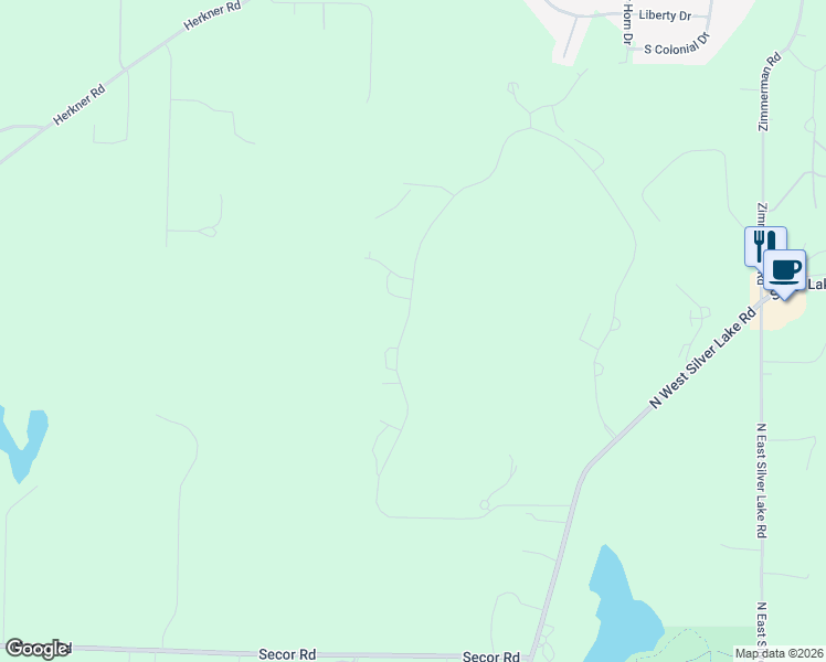 map of restaurants, bars, coffee shops, grocery stores, and more near 2670 West Crown Drive in Traverse City