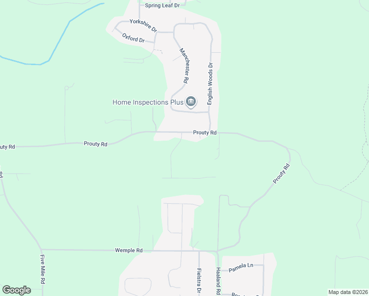 map of restaurants, bars, coffee shops, grocery stores, and more near 3800-3980 Prouty Road in Traverse City
