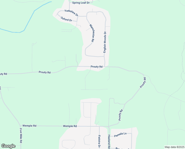 map of restaurants, bars, coffee shops, grocery stores, and more near 3800-3980 Prouty Road in Traverse City