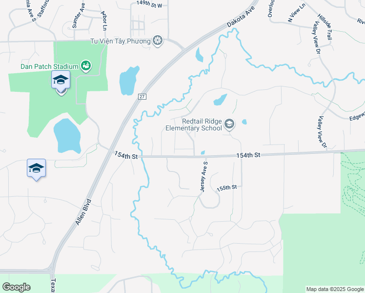 map of restaurants, bars, coffee shops, grocery stores, and more near 7132 153rd Terrace in Savage