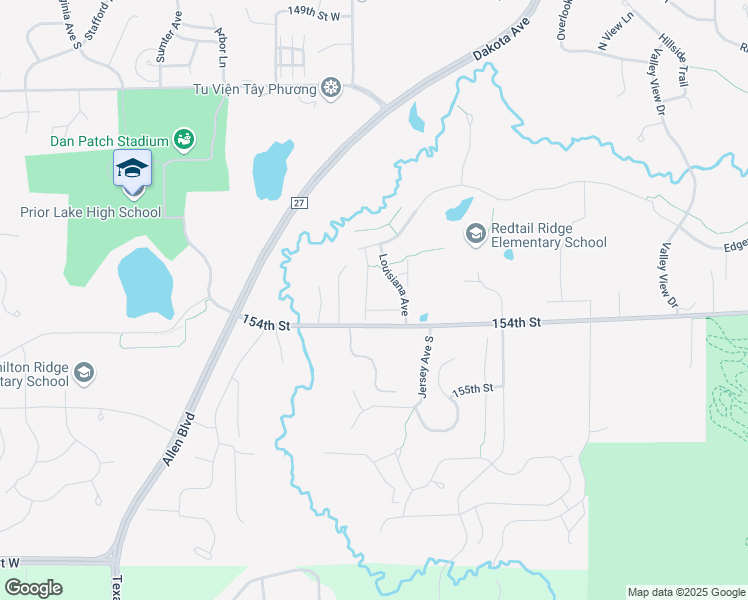 map of restaurants, bars, coffee shops, grocery stores, and more near 7132 153rd Terrace in Savage