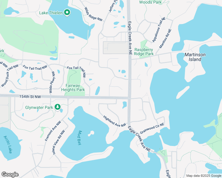 map of restaurants, bars, coffee shops, grocery stores, and more near 3770 Majestic Lane Northwest in Prior Lake