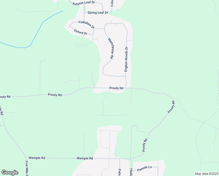 map of restaurants, bars, coffee shops, grocery stores, and more near 3800 Prouty Road in Traverse City