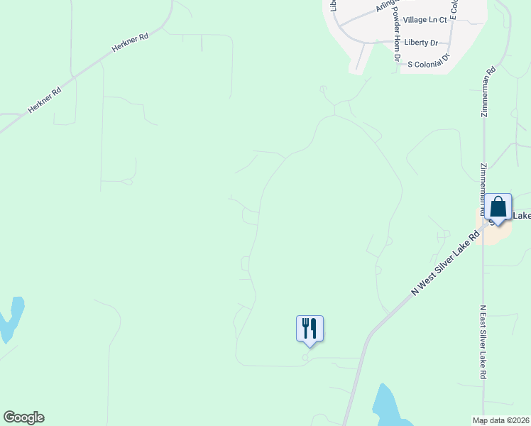 map of restaurants, bars, coffee shops, grocery stores, and more near 2670 West Crown Drive in Traverse City