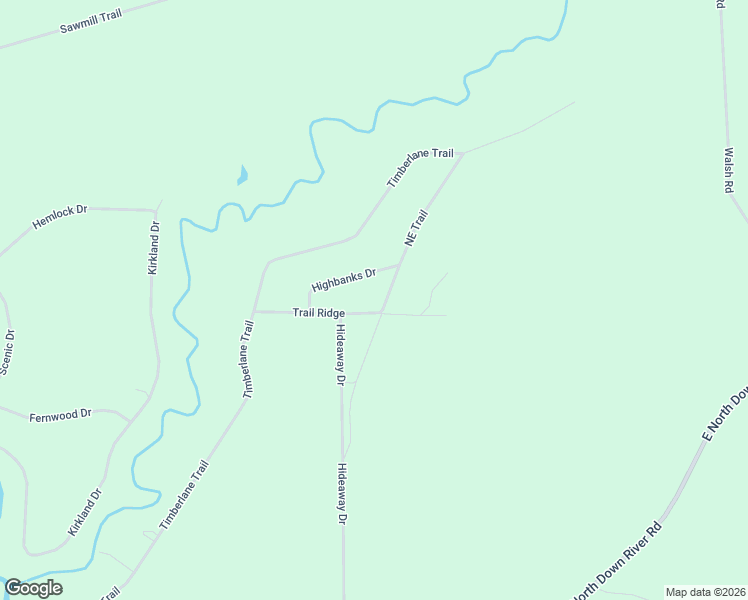 map of restaurants, bars, coffee shops, grocery stores, and more near 3031-3099 Highbanks Drive in Grayling
