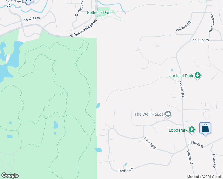 map of restaurants, bars, coffee shops, grocery stores, and more near 15270 Branch Circle in Burnsville