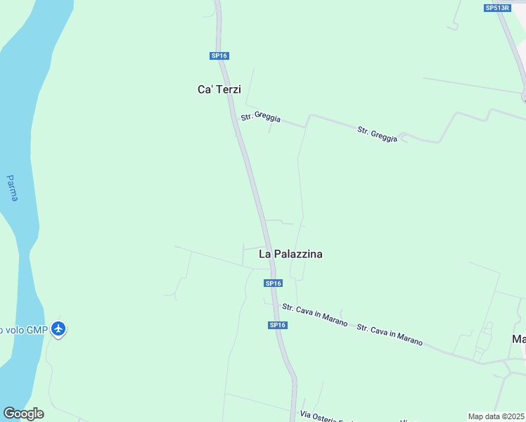 map of restaurants, bars, coffee shops, grocery stores, and more near 254 SP16 in Parma