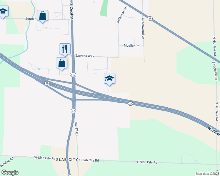 map of restaurants, bars, coffee shops, grocery stores, and more near in Bonduel