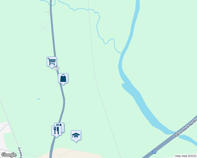 map of restaurants, bars, coffee shops, grocery stores, and more near in Plattsburgh