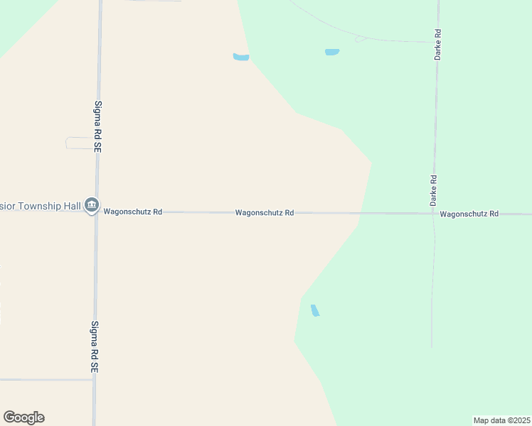 map of restaurants, bars, coffee shops, grocery stores, and more near Wagonschutz Road in Kalkaska