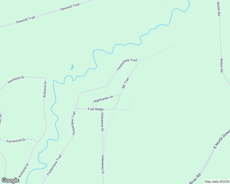 map of restaurants, bars, coffee shops, grocery stores, and more near 3014-3458 Northeast Trail in Grayling