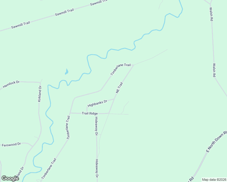 map of restaurants, bars, coffee shops, grocery stores, and more near 3014-3458 Northeast Trail in Grayling
