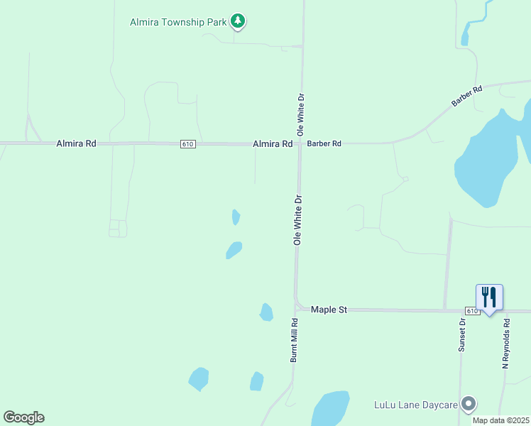 map of restaurants, bars, coffee shops, grocery stores, and more near in Lake Ann