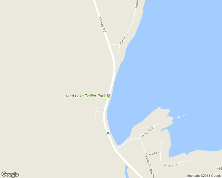 map of restaurants, bars, coffee shops, grocery stores, and more near 2384 Monck Road in Kirkfield