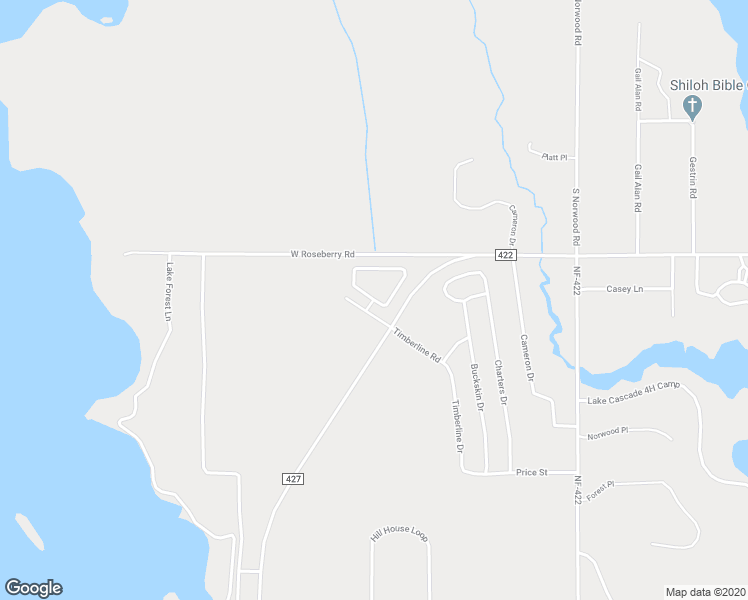 map of restaurants, bars, coffee shops, grocery stores, and more near Mangum Circle in Donnelly