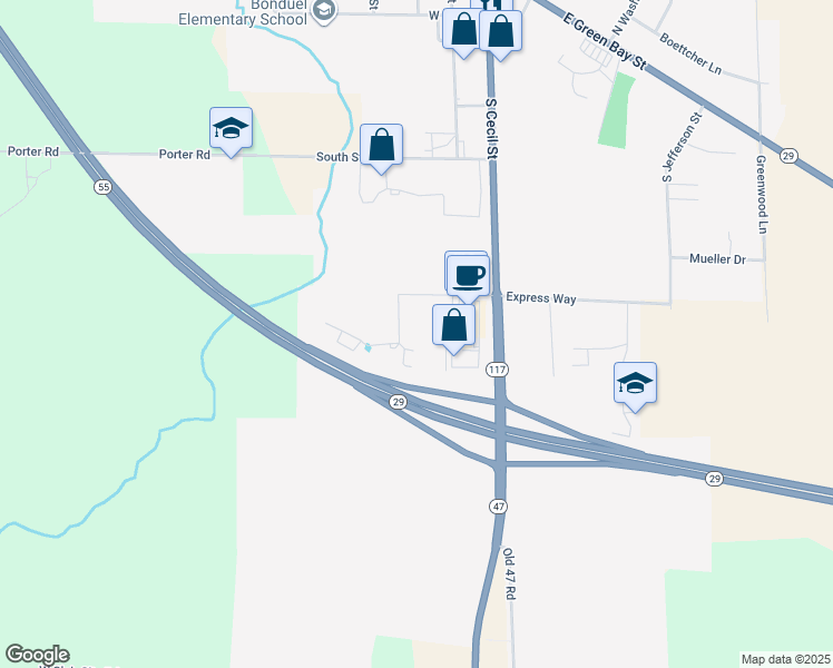 514 Commerce Court, Bonduel WI Walk Score