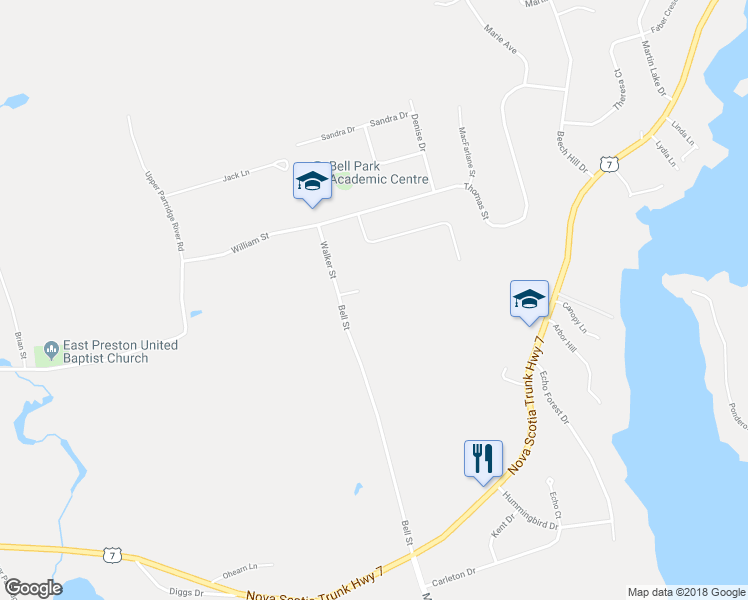 map of restaurants, bars, coffee shops, grocery stores, and more near 11 John Cross Drive in Lake Echo