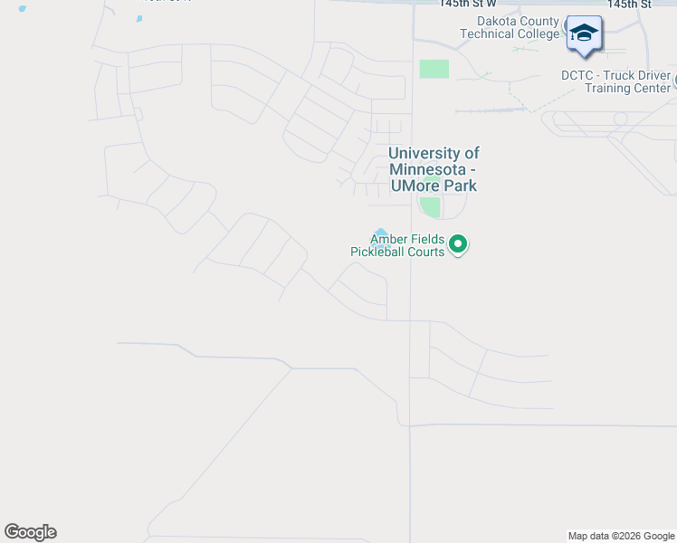 map of restaurants, bars, coffee shops, grocery stores, and more near 14848 Akron Avenue in Rosemount