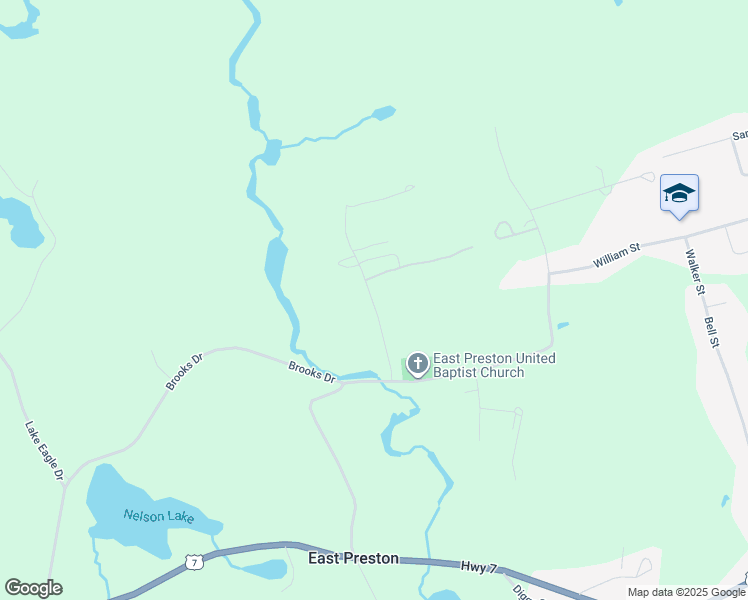 map of restaurants, bars, coffee shops, grocery stores, and more near in East Preston