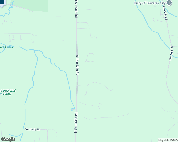 map of restaurants, bars, coffee shops, grocery stores, and more near 2924 North Four Mile Road in Traverse City