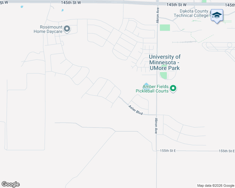 map of restaurants, bars, coffee shops, grocery stores, and more near in Rosemount