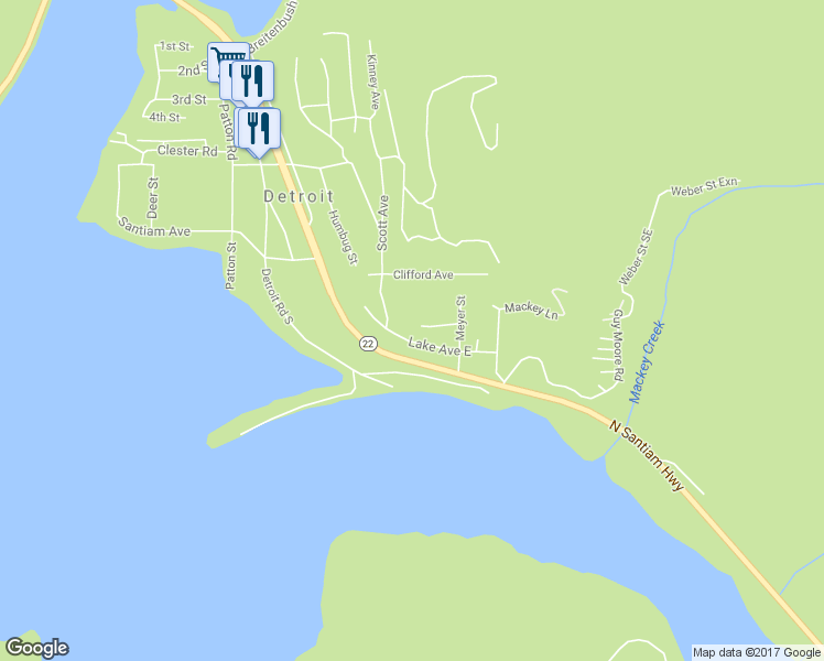 map of restaurants, bars, coffee shops, grocery stores, and more near 125 Melgard Court in Detroit