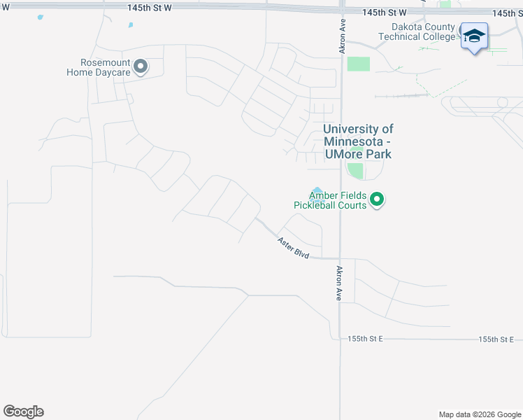 map of restaurants, bars, coffee shops, grocery stores, and more near in Rosemount