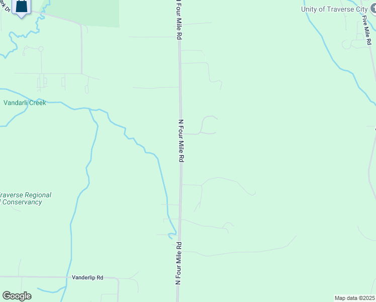 map of restaurants, bars, coffee shops, grocery stores, and more near 2924 North Four Mile Road in Traverse City