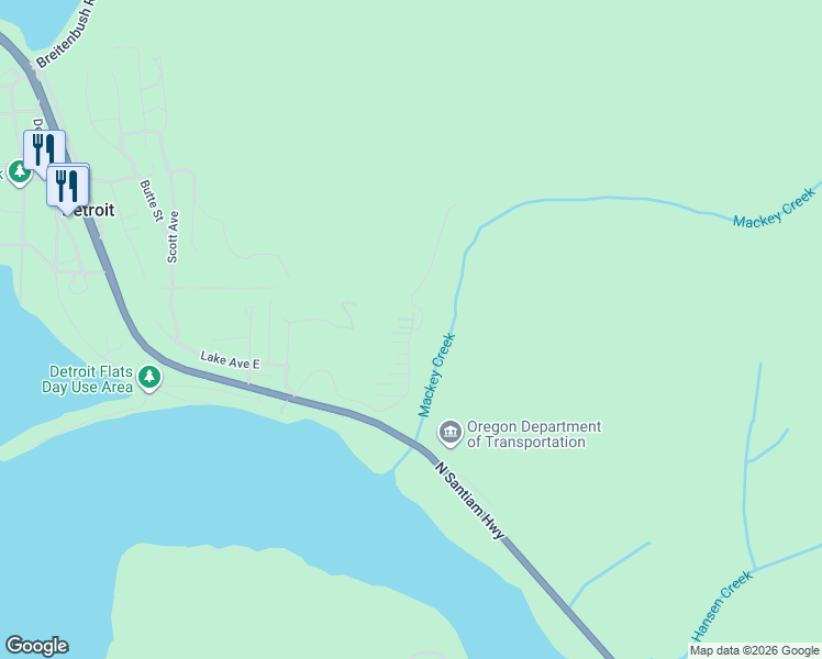 map of restaurants, bars, coffee shops, grocery stores, and more near 100 Osprey Lane in Detroit