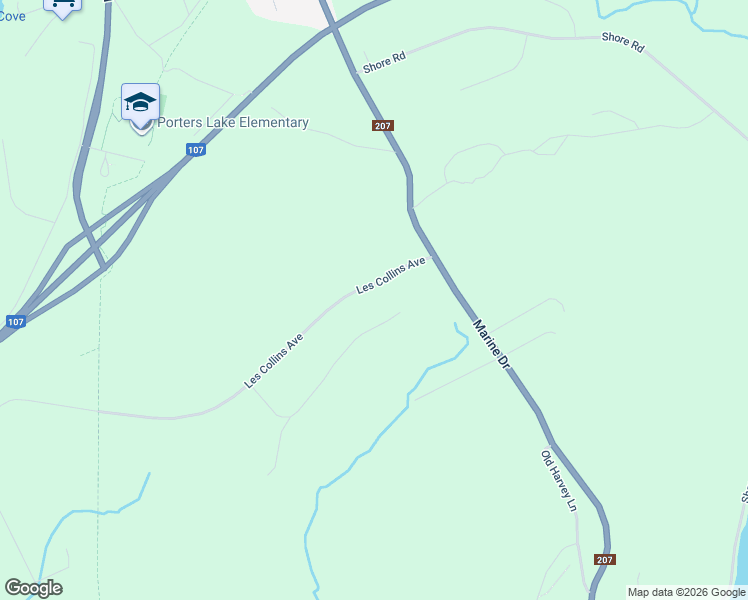 map of restaurants, bars, coffee shops, grocery stores, and more near 46 Les Collins Avenue in West Chezzetcook