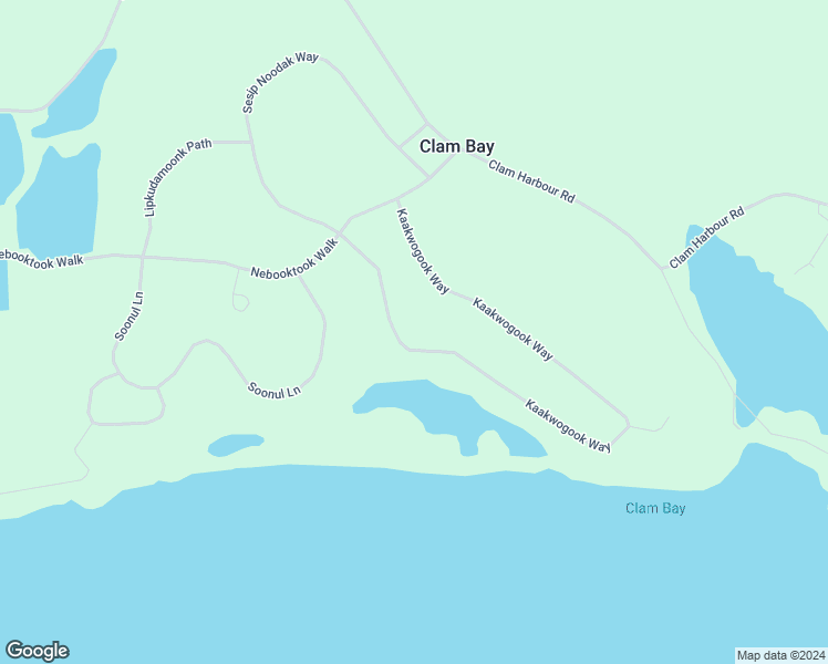 map of restaurants, bars, coffee shops, grocery stores, and more near 32 Kaakwogook Way in Lake Charlotte