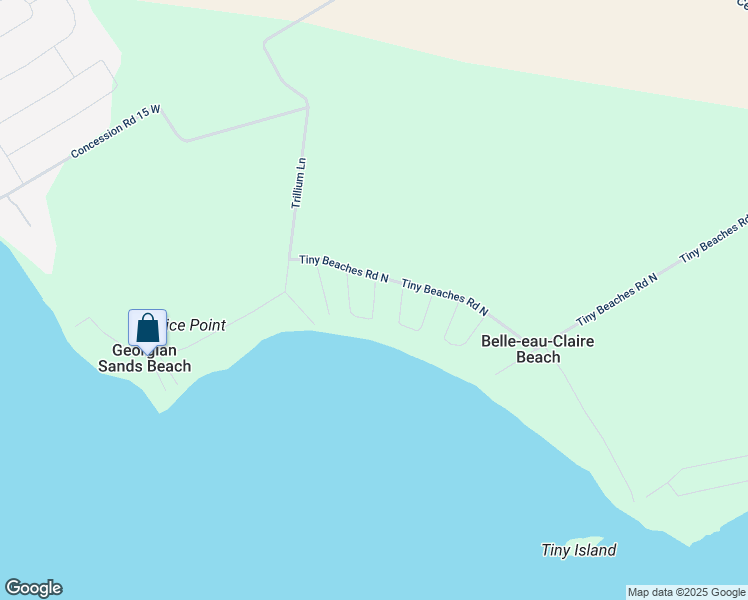 map of restaurants, bars, coffee shops, grocery stores, and more near 8 Tranquility Avenue in Simcoe County