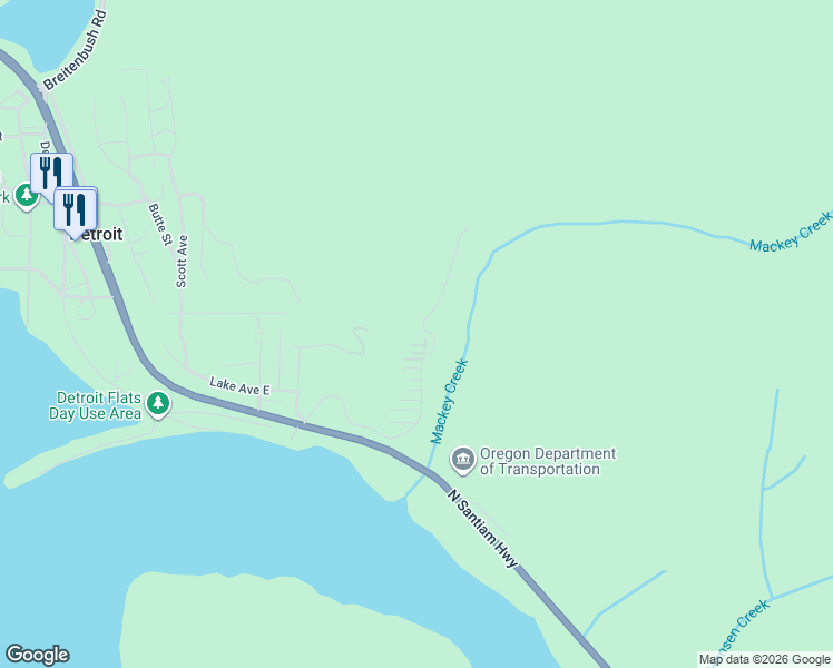 map of restaurants, bars, coffee shops, grocery stores, and more near 135 Weber Street in Detroit