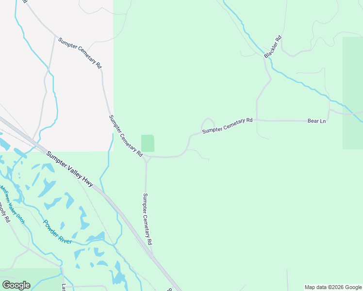map of restaurants, bars, coffee shops, grocery stores, and more near 39760 Bear Gulch Road in Baker City